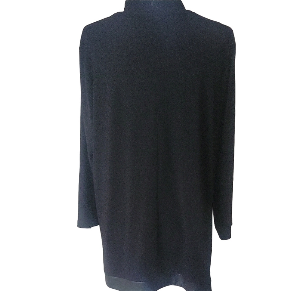 Anne Klein Black Tunic Top - Picture 7 of 10